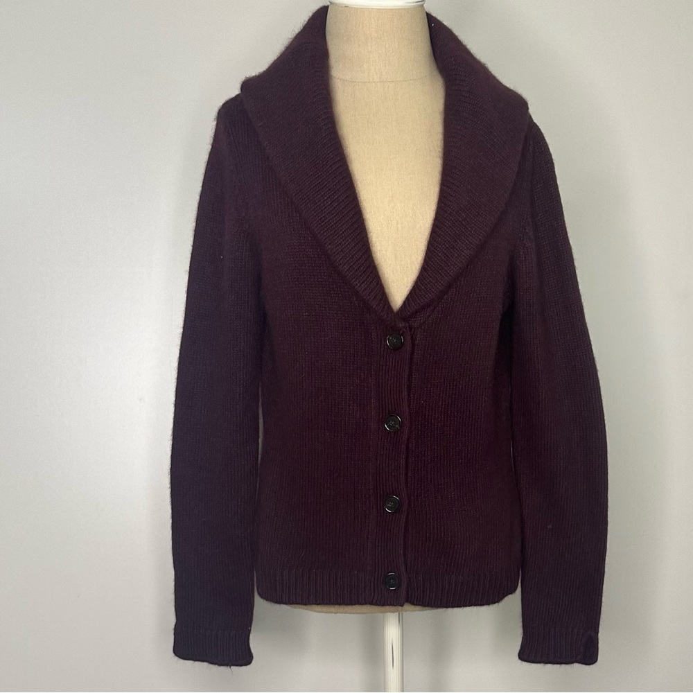 Ann taylor cardigan Medium Soft angora rabbit hair lamb wold cardigan
